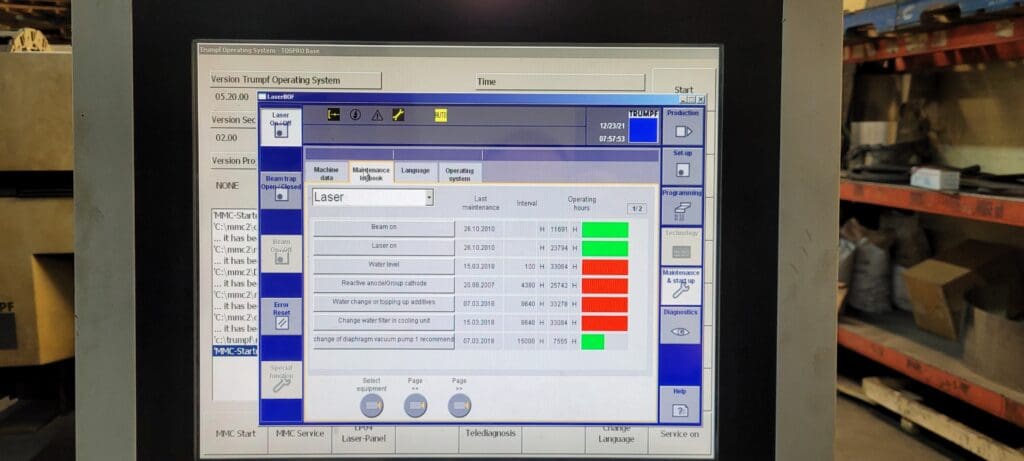 Used Trumpf TruLaser 3030 CNC Laser For Sale