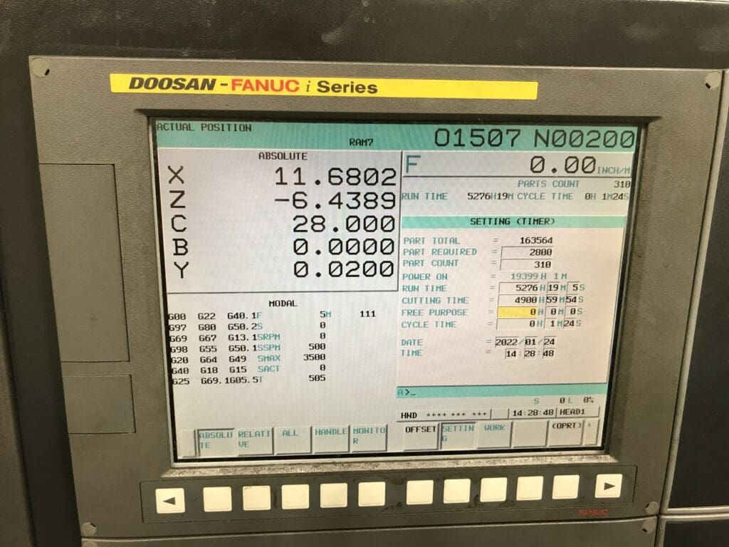 Used Doosan Lynx 220LSYC CNC Lathes for Sale
