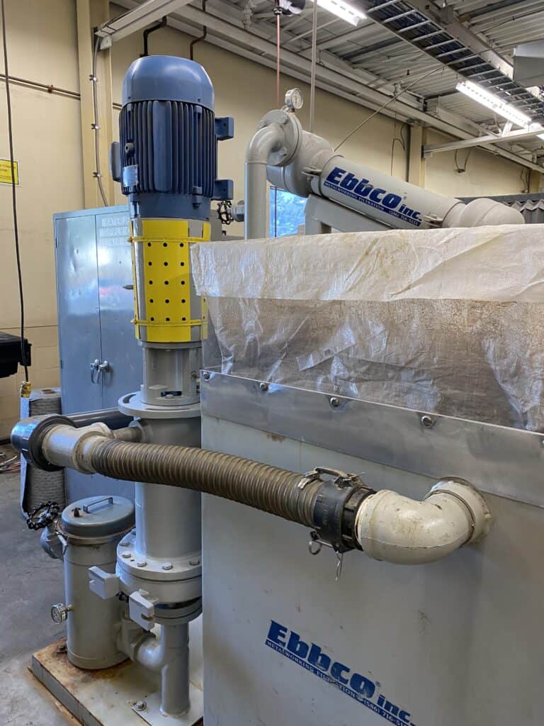 Used Ebbco GRS Abrasive Removal System Waterjet System 8071003