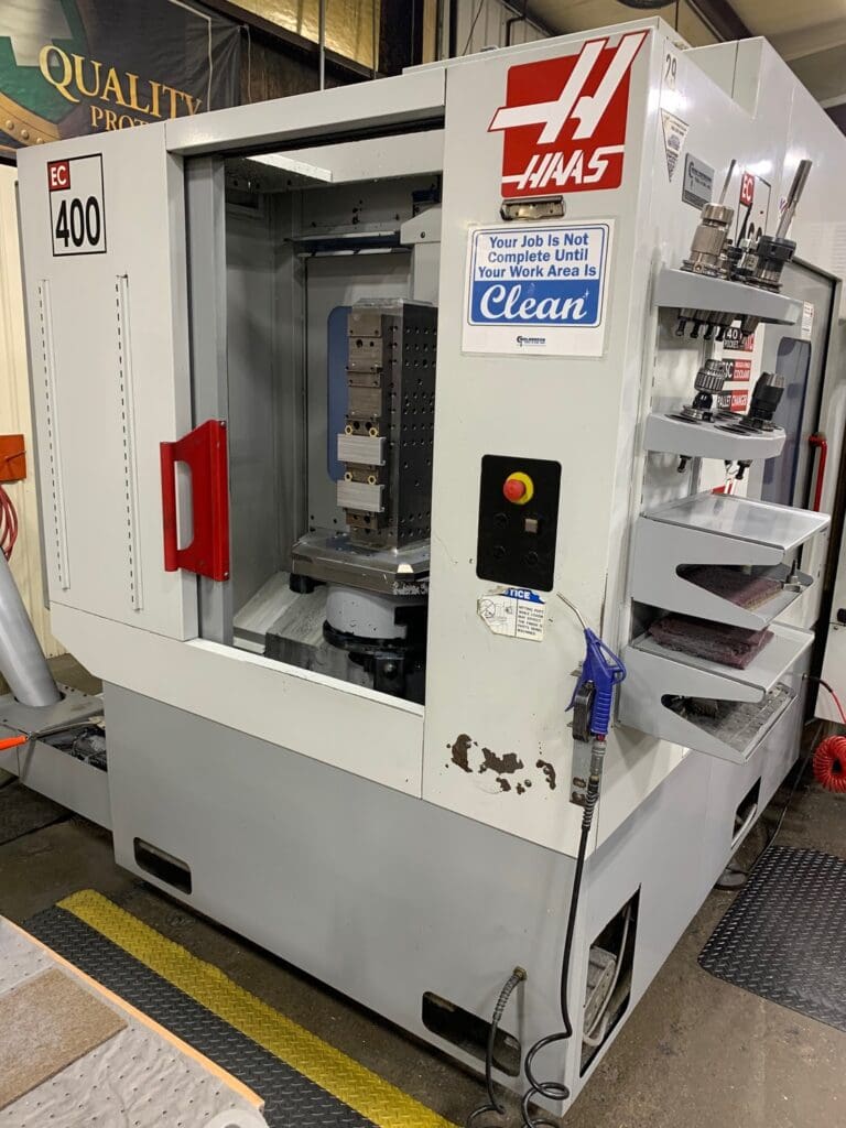 Used Haas EC-400 CNC Horizontal Machining Center For Sale