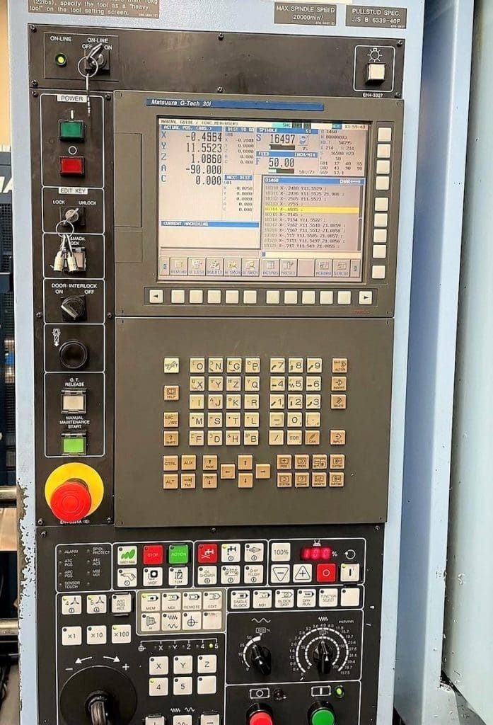 Used Matsuura MAM72-63V PC-17 CNC Vertical Machining Center For Sale