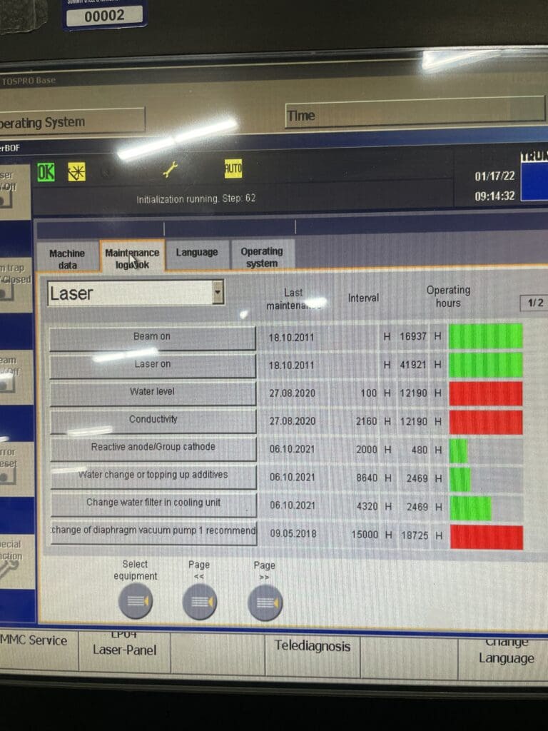 Used Trumpf TruLaser L3030 Laser For Sale
