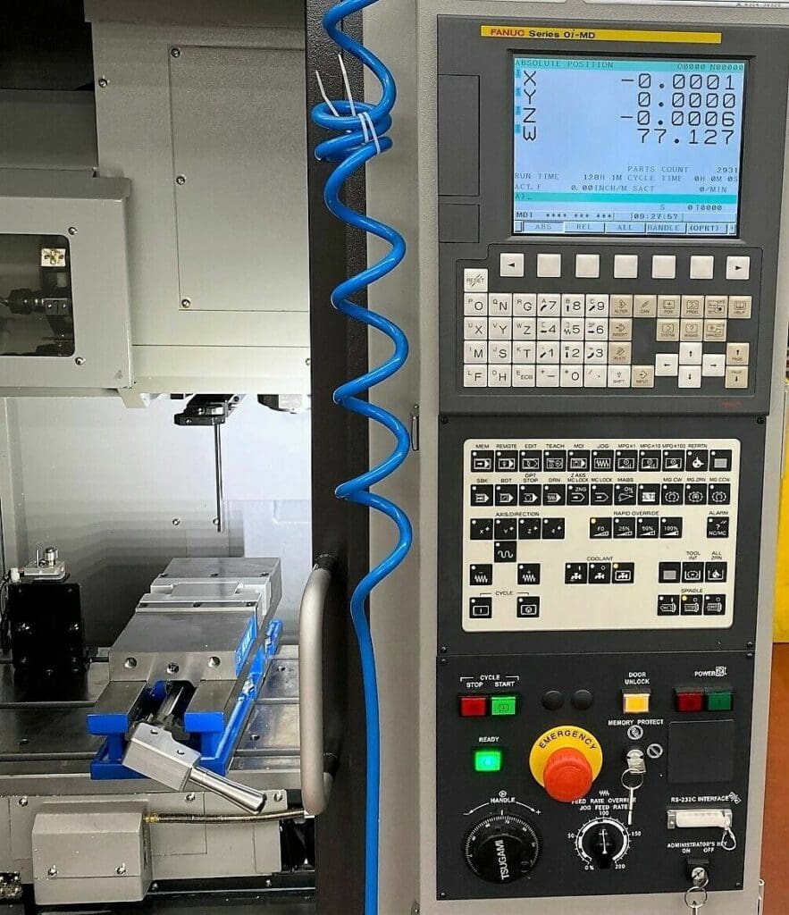 Used Tsugami VA2 CNC Vertical Machining Center For Sale
