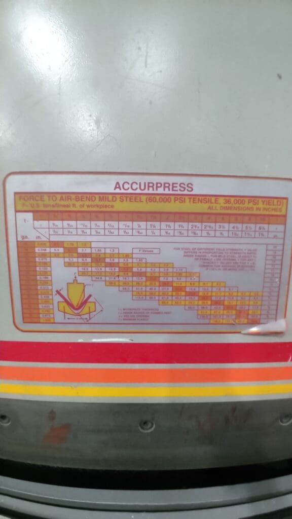Used Accurpress 713014 Press Brake For Sale