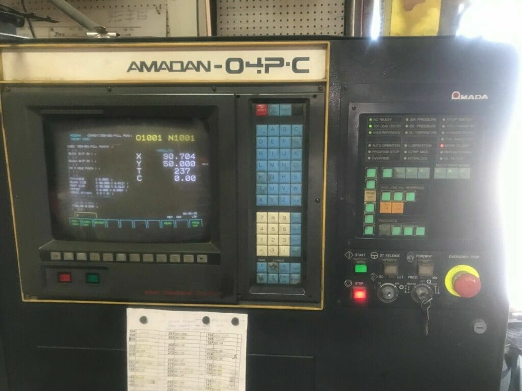 Used Amada Pega 357 Turret Punch For Sale