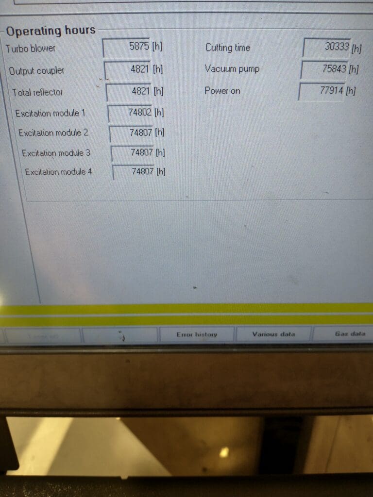 Used Bystronic Bystar 4020 Laser For Sale