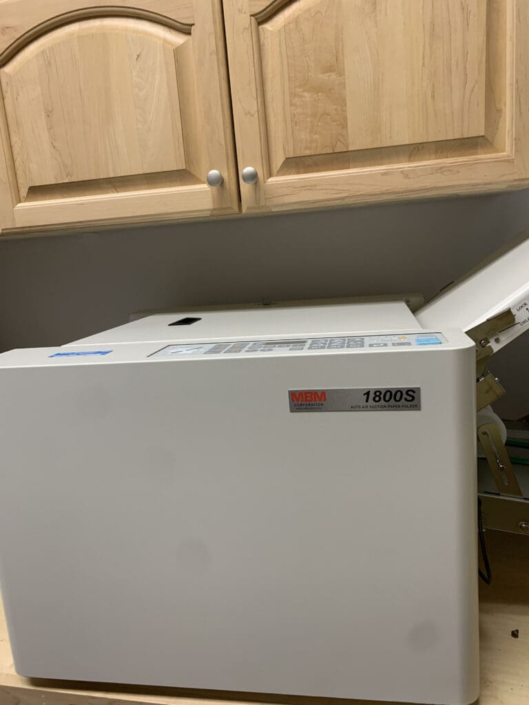 Used MBM 1800S Paper Folder For Sale