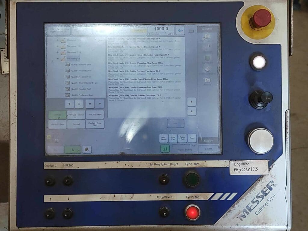 Used Messer Titan Plasma Cutter For Sale