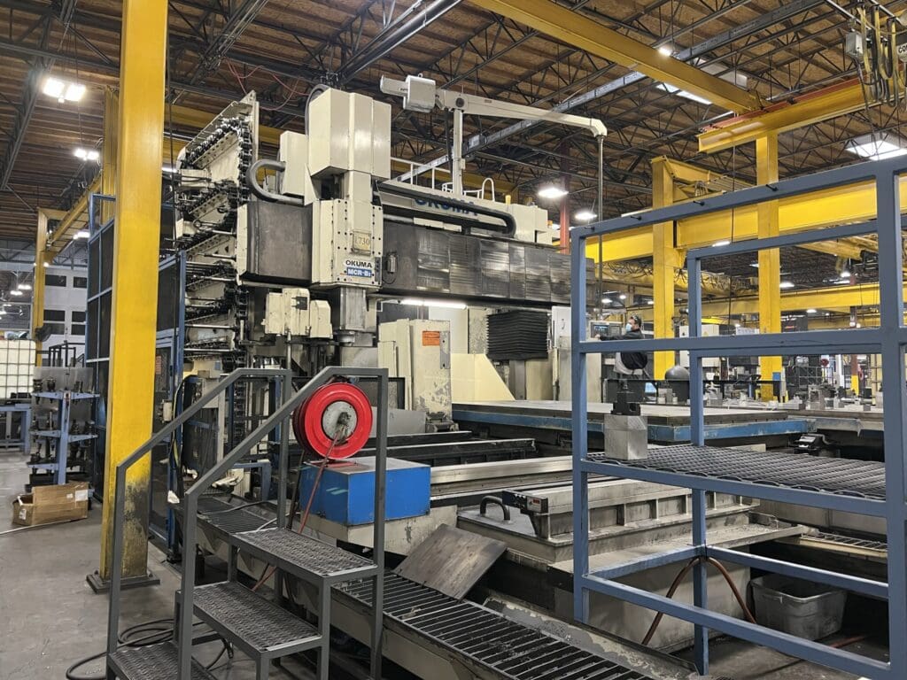 1996 Okuma MCR-BII CNC Boring Mill, photo 7 of 18
