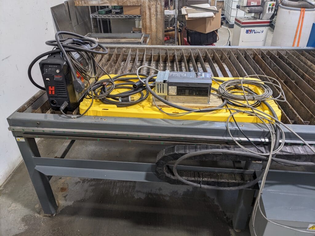 Used Shopsabre SideKick 8 CNC Router Plasma Table for Sale
