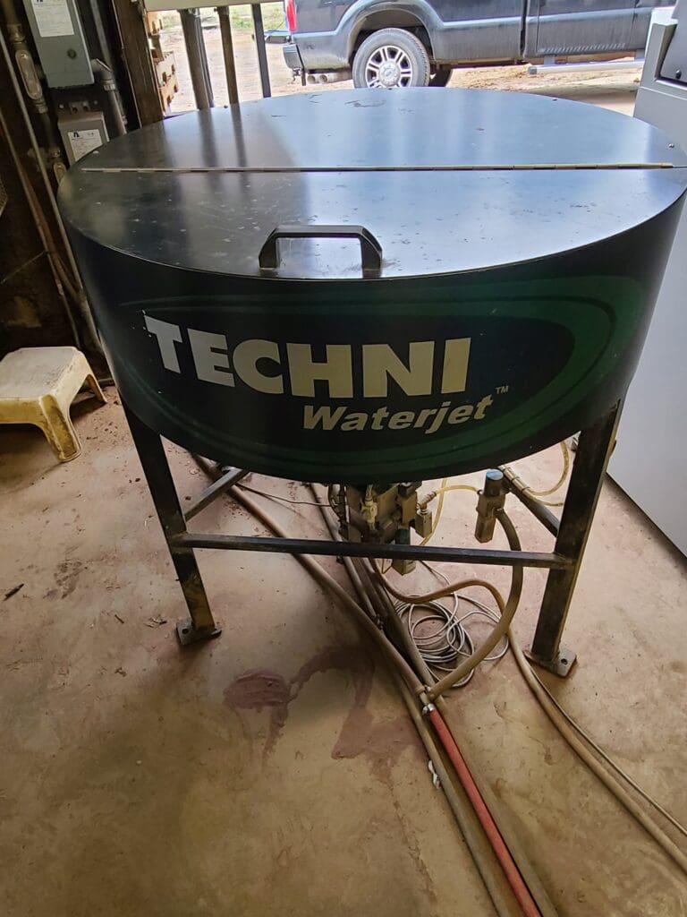 Used Techni Jet TJ3000-X3 CNC Waterjet For Sale