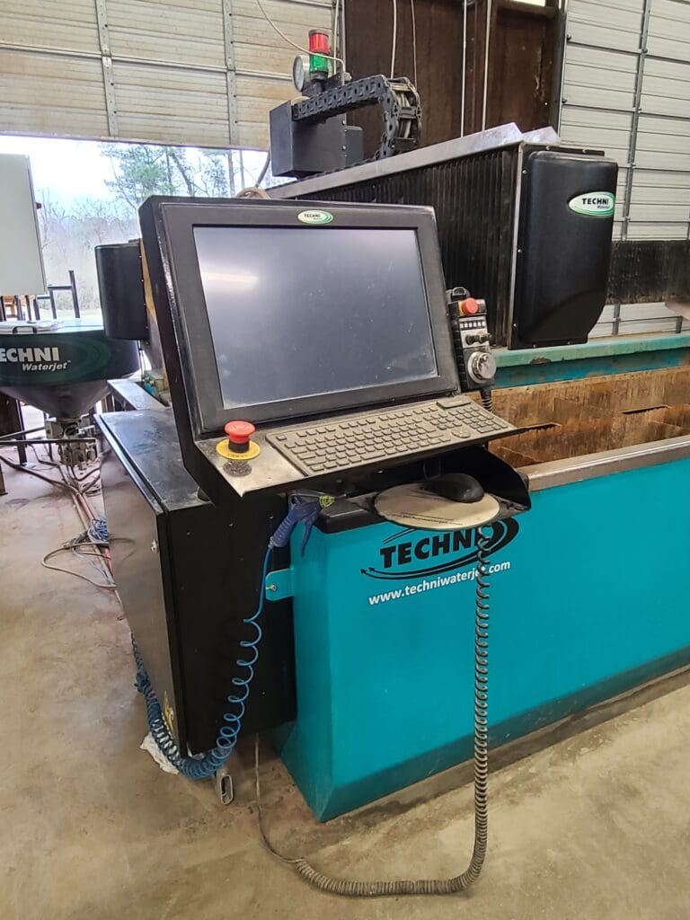 Used Techni Jet TJ3000-X3 CNC Waterjet For Sale