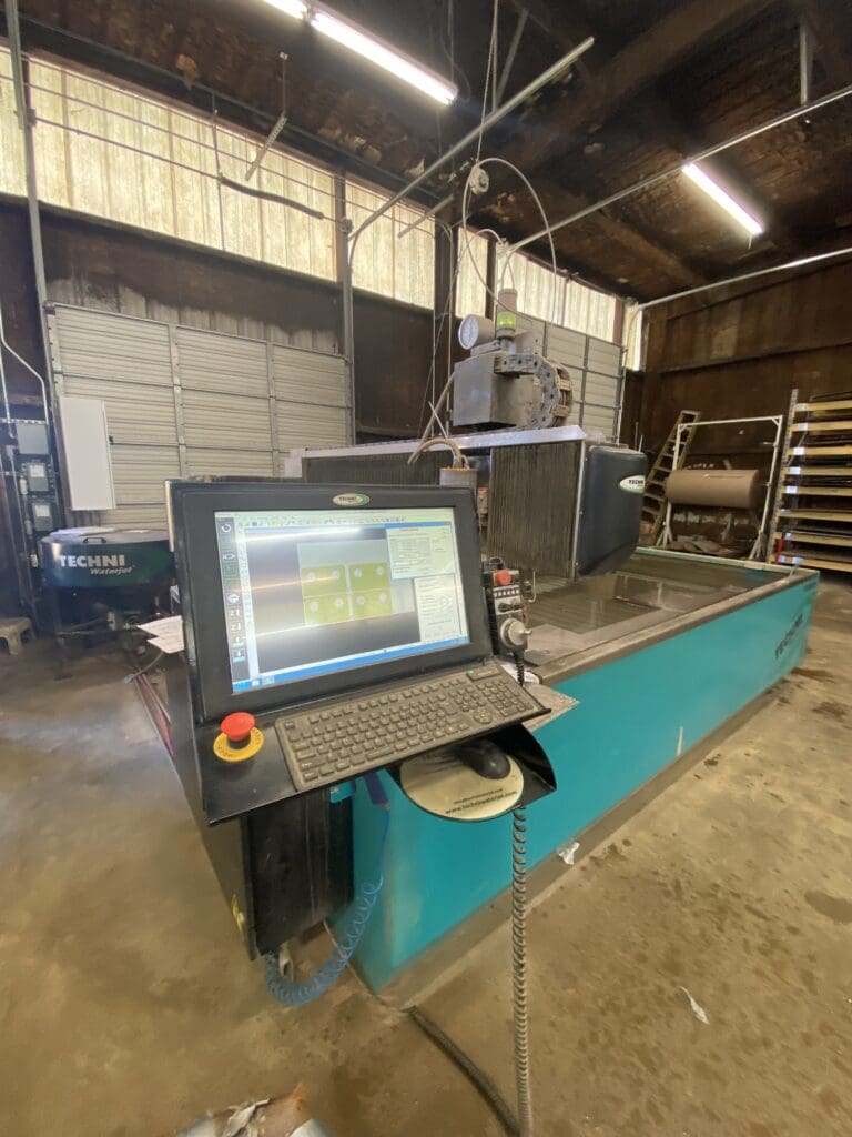 Used Techni Jet TJ3000-X3 CNC Waterjet For Sale