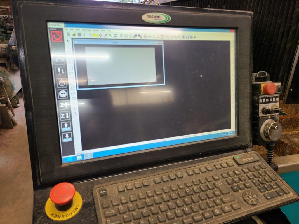 Used Techni Jet TJ3000-X3 CNC Waterjet For Sale