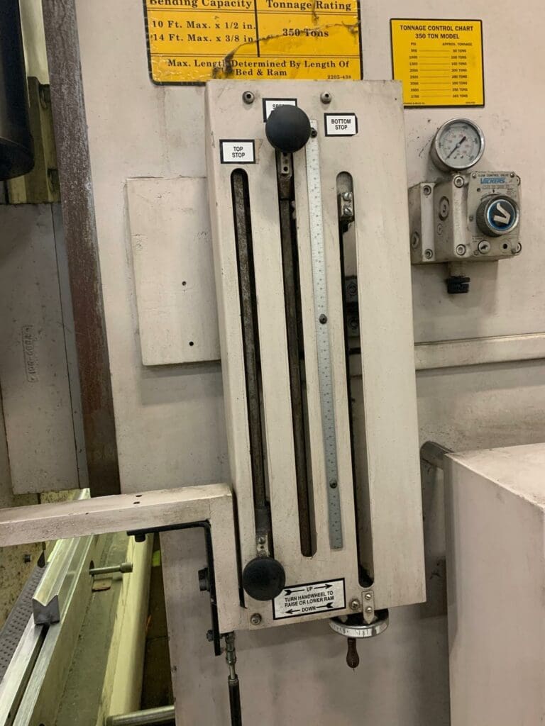 Used Wysong MTH350-168 Press Brake For Sale