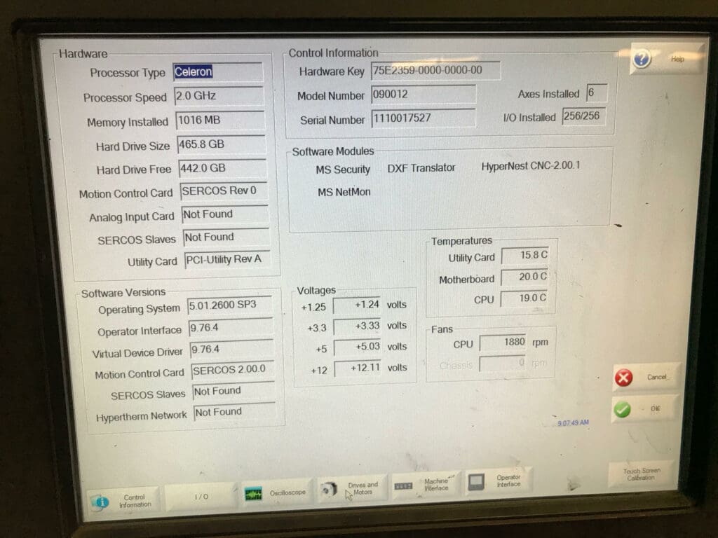 Used AKS G1020 Plasma Cutter For Sale