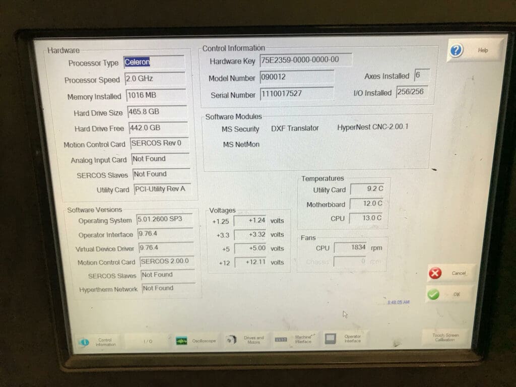 Used AKS G1020 Plasma Cutter For Sale