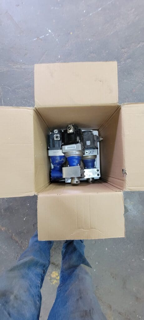 Used Mitsubishi DX612 Suprema X-Y-Z Motors Waterjet Auxiliary Equipment For Sale