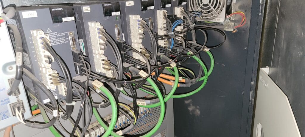 Used Mitsubishi Suprema DX612 Electrical Cabinet Waterjet Auxiliary Equipment For Sale