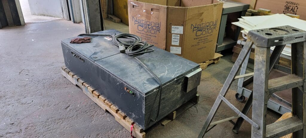 Used Mitsubishi Suprema DX612 Electrical Cabinet Waterjet Auxiliary Equipment For Sale