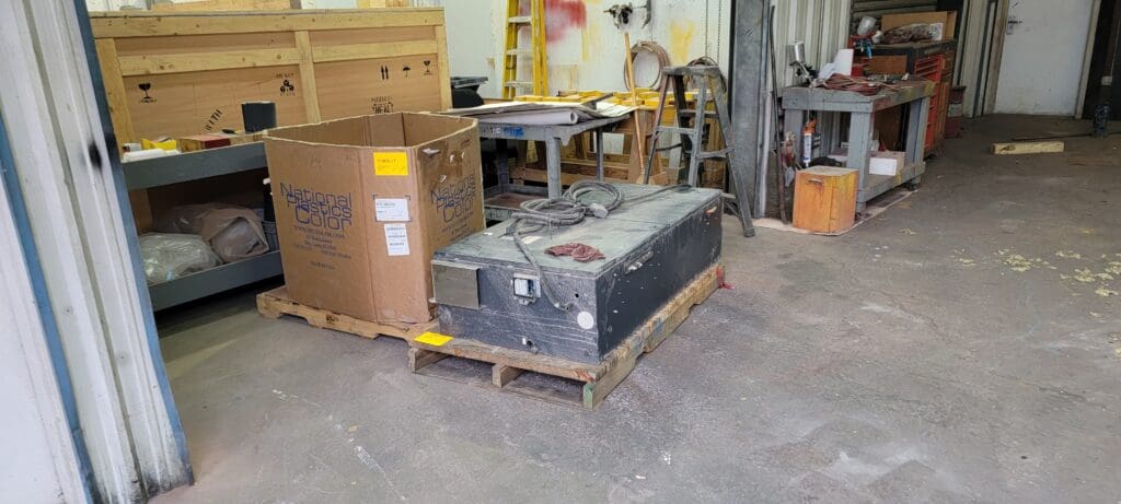 Used Mitsubishi Suprema DX612 Electrical Cabinet Waterjet Auxiliary Equipment For Sale
