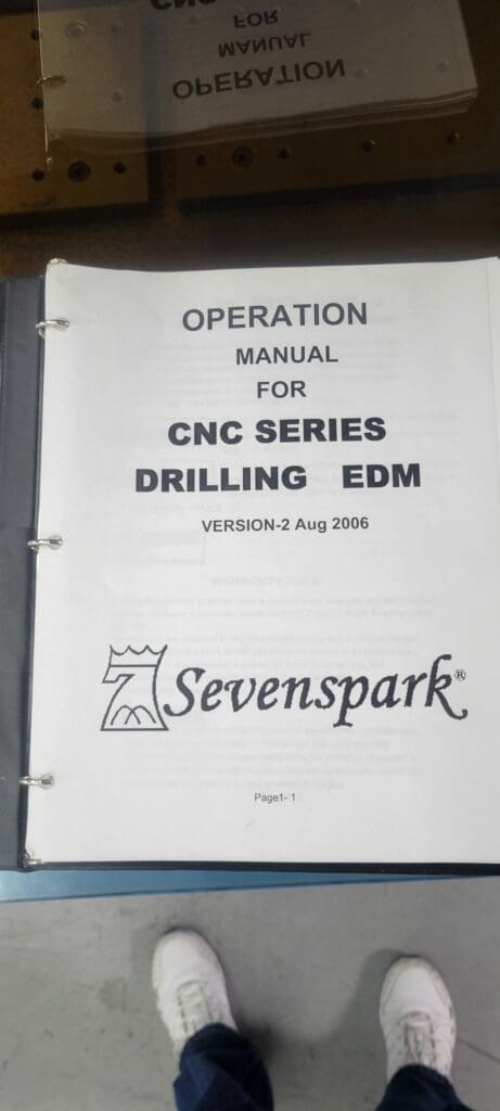 Used SevenSpark CNC43D EDM Hole Popper For Sale