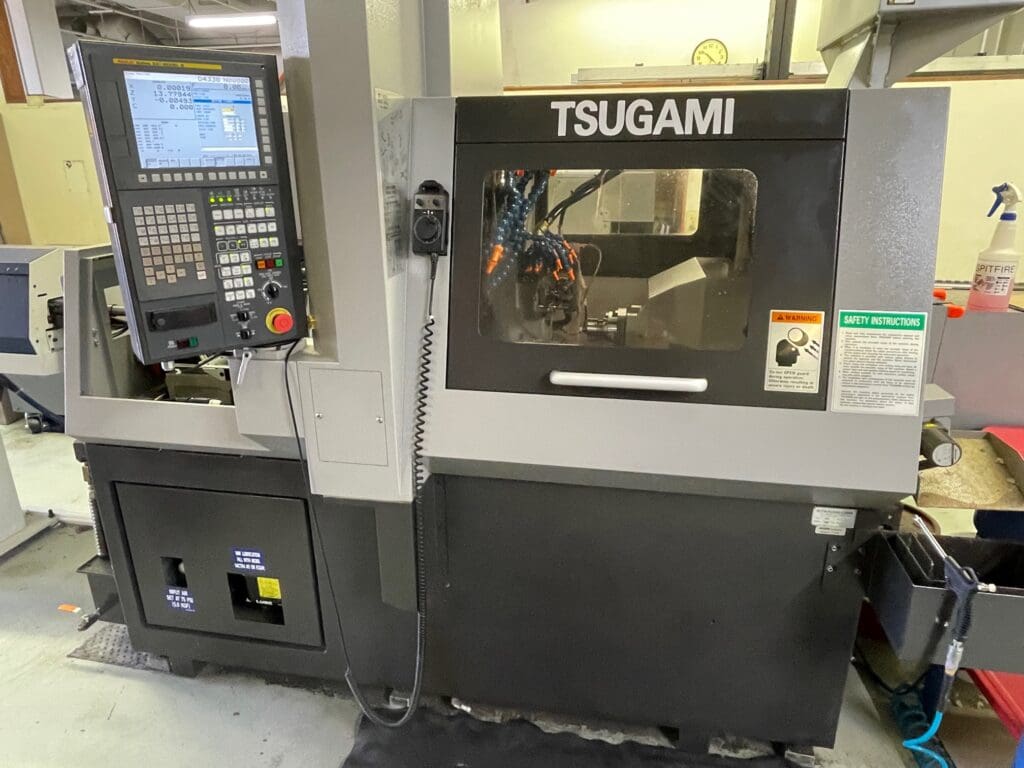 Used Tsugami SS26 CNC Swiss Lathe For Sale