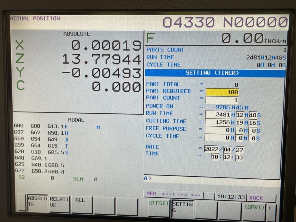 Used Tsugami SS26 CNC Swiss Lathe For Sale