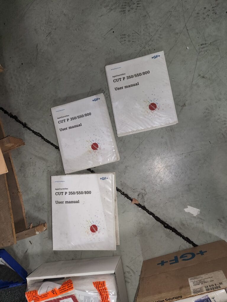 Used AgieCharmilles CUT P 550 CNC EDM Wire For Sale