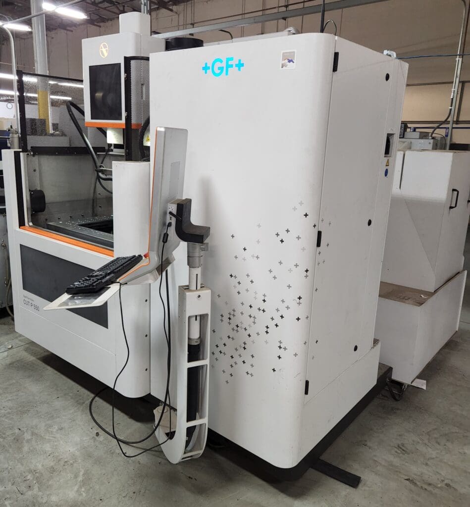 Used AgieCharmilles CUT P 550 CNC EDM Wire For Sale