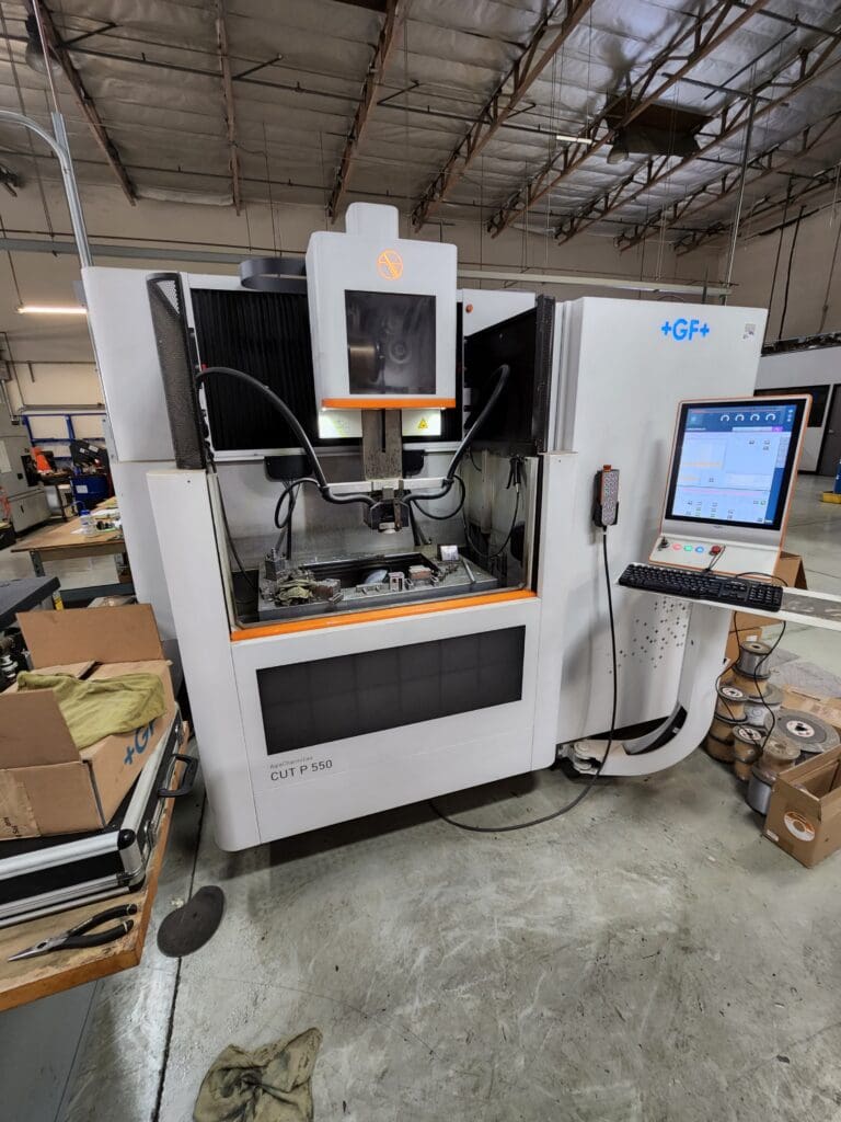 Used AgieCharmilles CUT P 550 CNC EDM Wire For Sale
