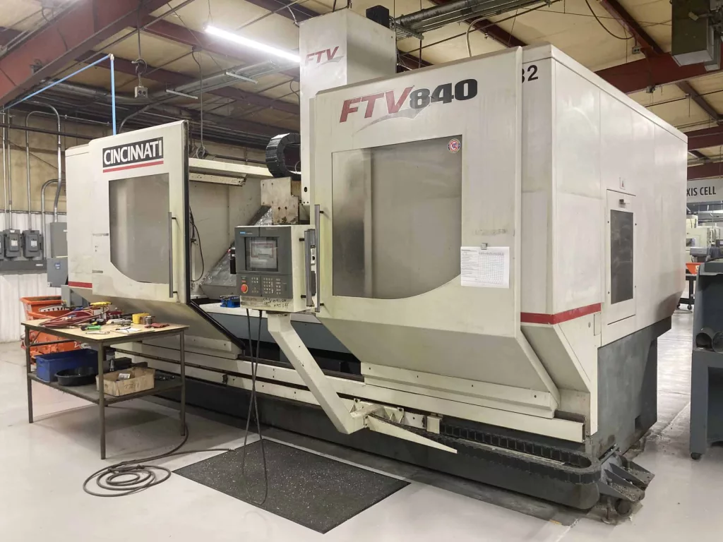2002 Cincinnati FTV800 CNC Vertical Machining Center, photo 1 of 2