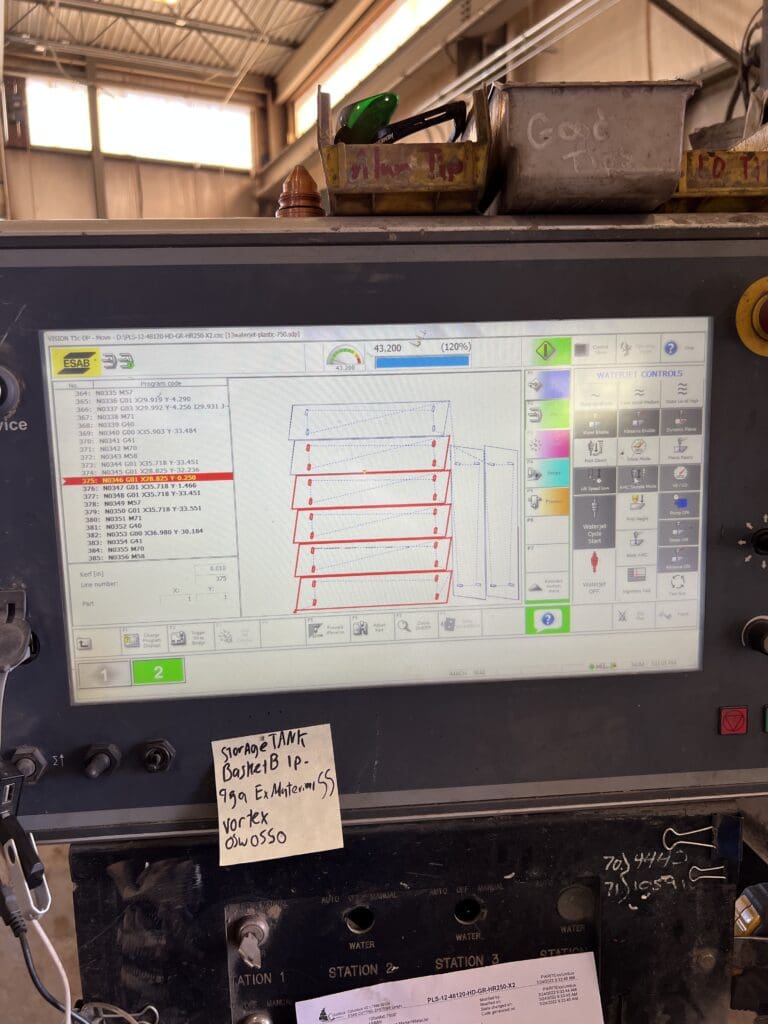 Used ESAB Hydrocut LR CNC Waterjet/Plasma Combo For Sale