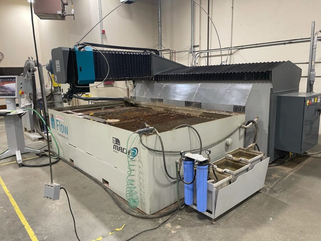 Used Flow Mach 3 2513b CNC Waterjet For Sale