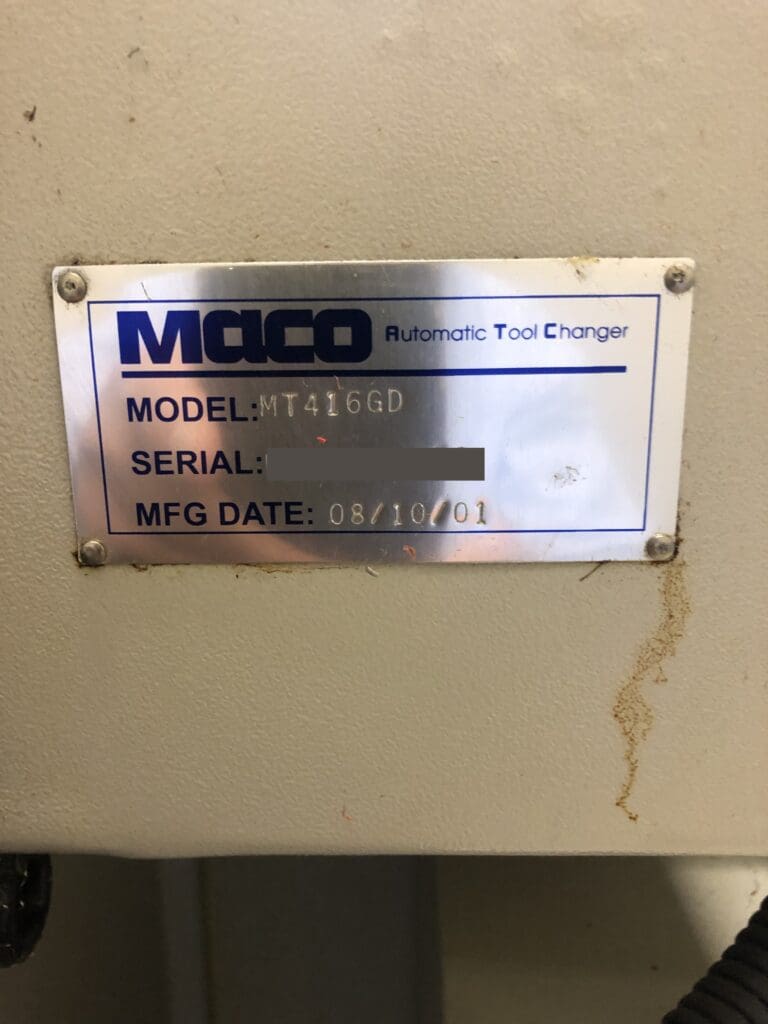 Used Manford VL-510 Vertical Machining Center for Sale