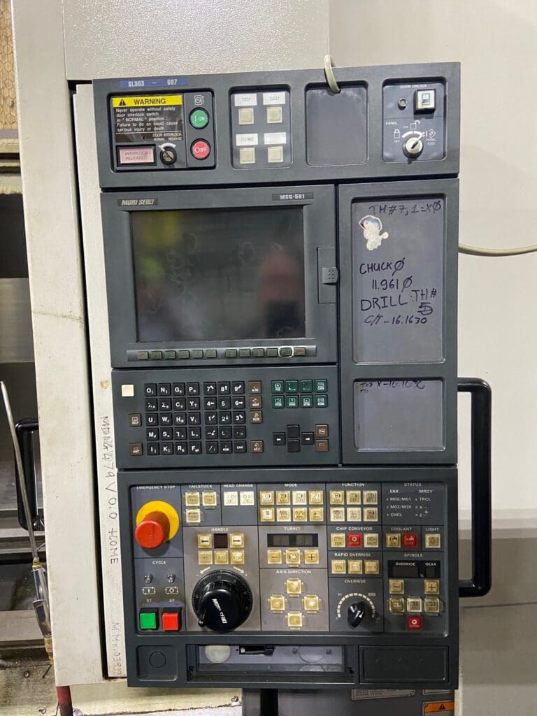 Used Mori Seiki SL-303B/1500 CNC Lathe For Sale
