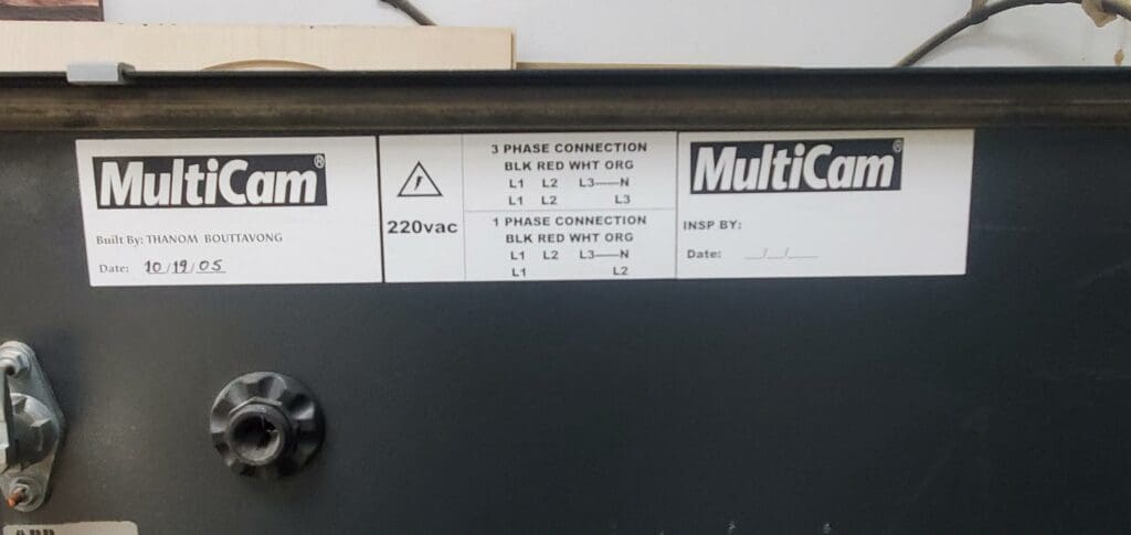 Used Multicam 3000 CNC Router for Sale