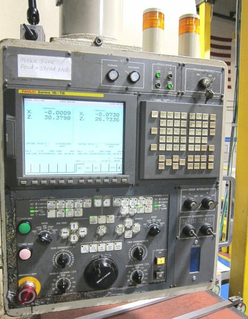 Used Okuma & Howa 2SP-V80 CNC Lathe for Sale