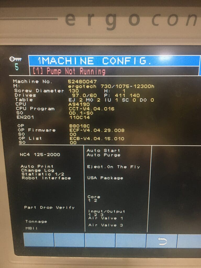Used Van Dorn Demag 730/1075-12300 Injection Molding Machine For Sale