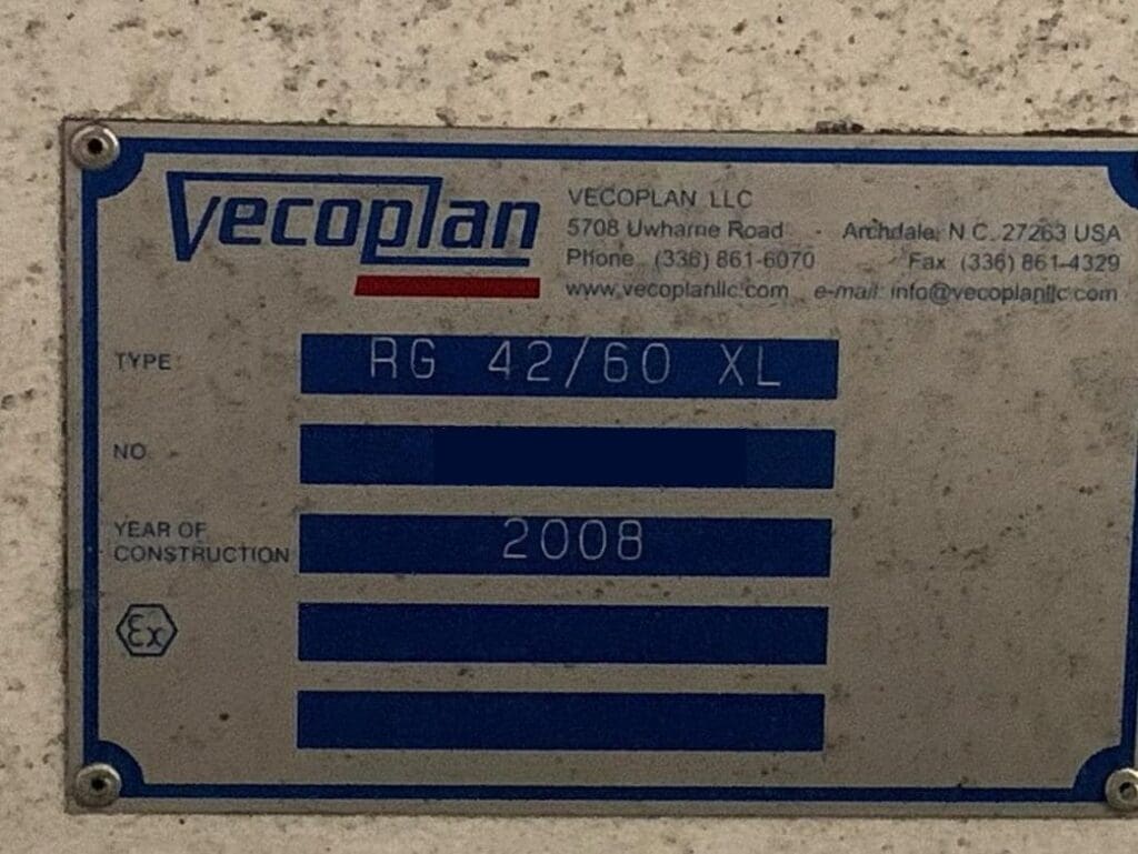 Used Vecoplan RG42XL Shredder for Sale