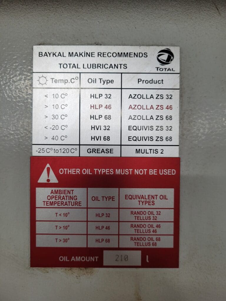 Used Baykal APHS 3706x160 Press Brake For Sale