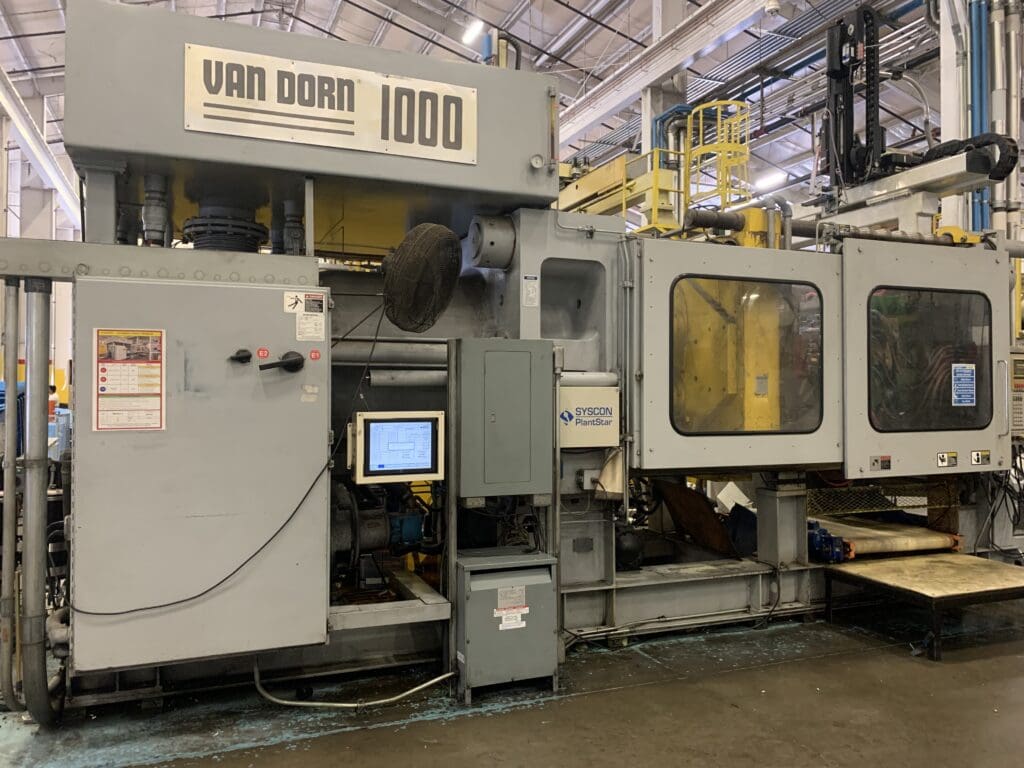 Used Van Dorn 1000HP-165 Injection Molding Machine For Sale