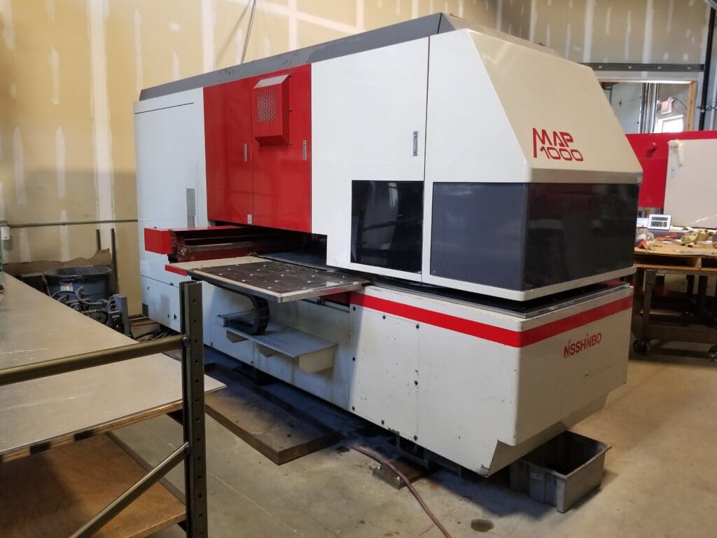 Used Nisshinbo Map-1000 Turret Punch For Sale