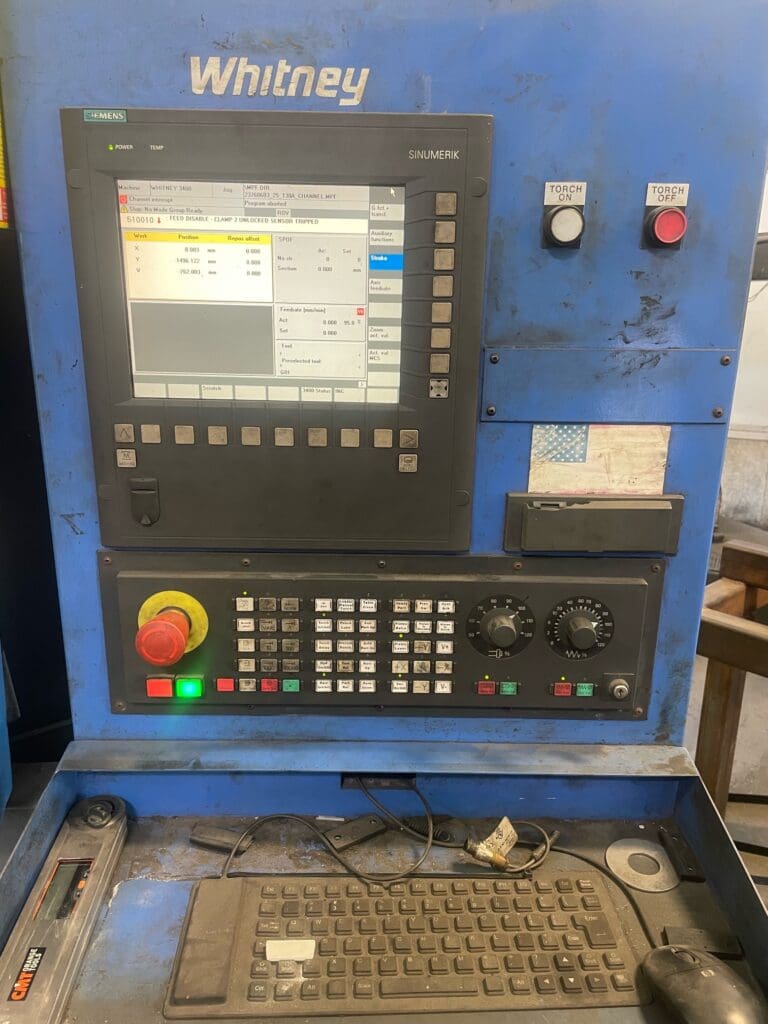 Used Whitney 3400 XP Turret Punch For Sale