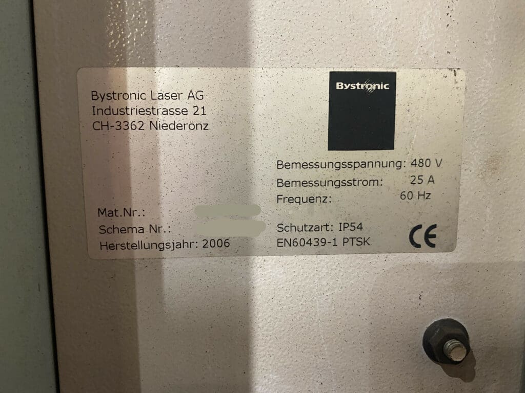 2006 Bystronic Bystar 4020 Laser, photo 6 of 6