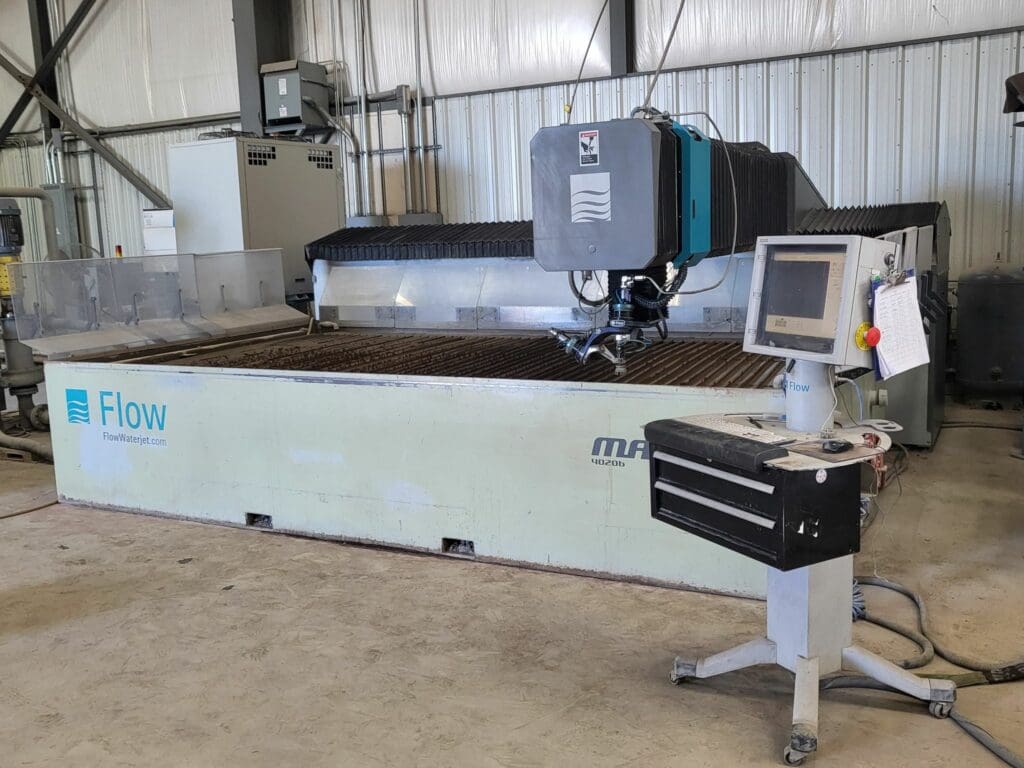 2011 Flow Mach 4 4020b Waterjet, photo 3 of 9
