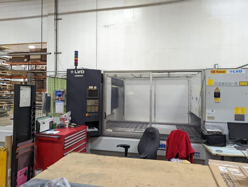 2008 LVD Strippit C2500-E Laser, photo 12 of 13