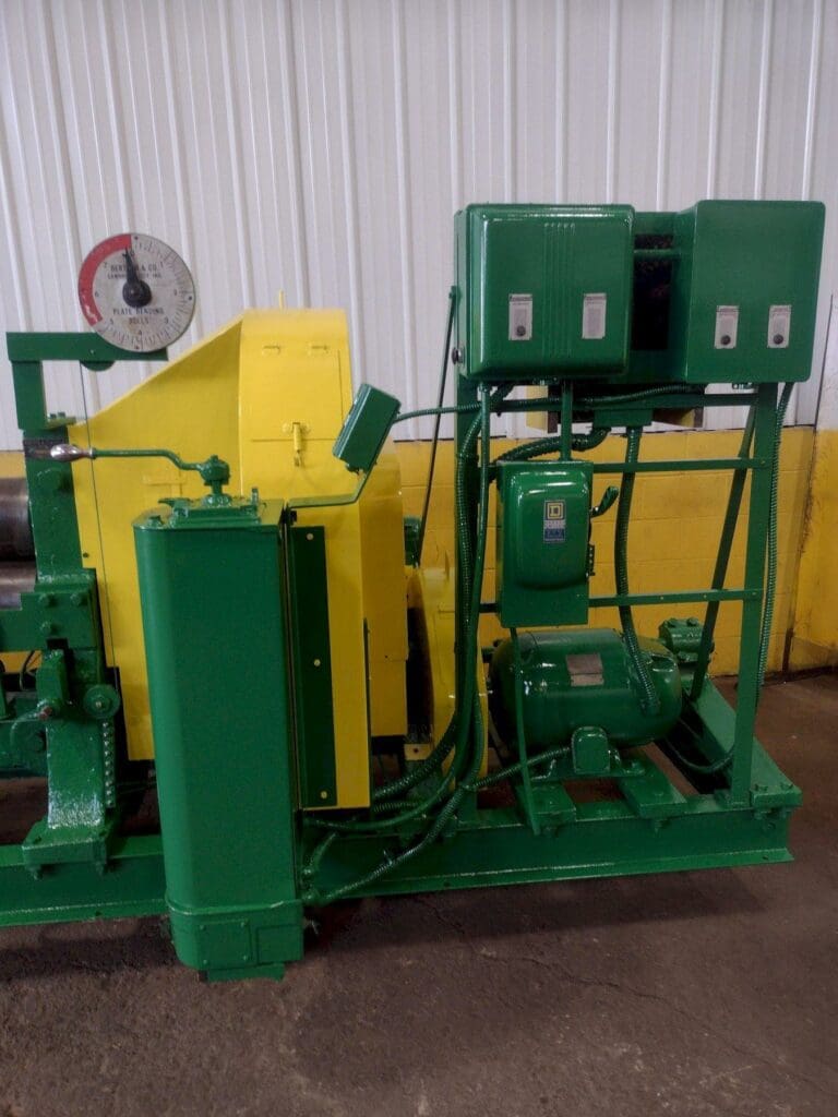 Used Bertsch Model 8 Hydraulic Plate Roll For Sale