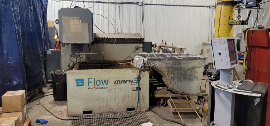 Used Flow Mach 3 1313b CNC Waterjet For Sale