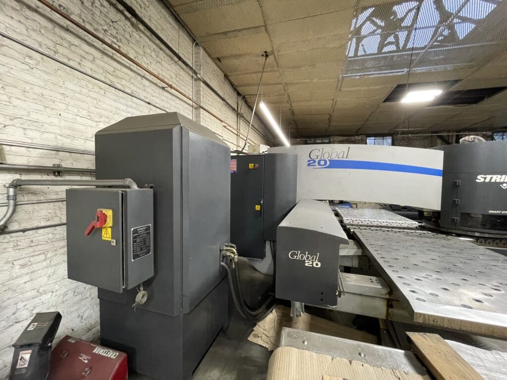 Used LVD Strippit Global 20 2.5M Turret Punch For Sale